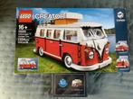 Lego Volkswagen T1 kampeerbus 10220 met verlichting, Kinderen en Baby's, Speelgoed | Duplo en Lego, Ophalen of Verzenden, Zo goed als nieuw