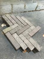 Gebakken waaltjes bruin 30m2, Tuin en Terras, Tegels en Klinkers, Ophalen of Verzenden, Zo goed als nieuw, Keramiek, Klinkers