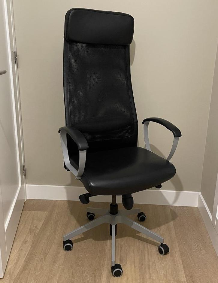 IKEA Markus bureaustoel / bureaustoelen, Huis en Inrichting, Bureaustoelen, Gebruikt, Zwart, Ophalen of Verzenden