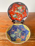 2 Borden / Sierborden - Yamatoku -  Japan, Antiek en Kunst, Ophalen of Verzenden