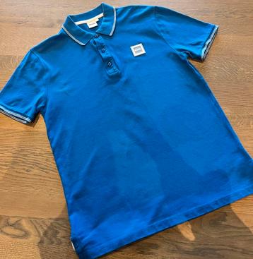 Blauwe polo Boss maat 16/176 beschikbaar voor biedingen