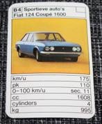 autokaartje  fiat 124 coupe 1600, Auto's, Ophalen of Verzenden, Zo goed als nieuw