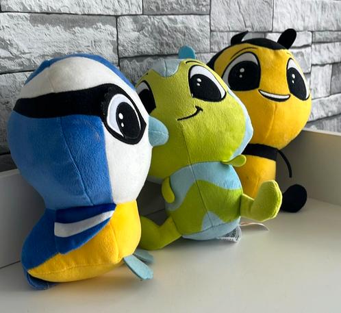 Knuffel Trio: Libelle, Bij & Vogel, Kinderen en Baby's, Speelgoed | Knuffels en Pluche, Nieuw, Overige typen, Ophalen of Verzenden