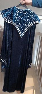 Blauwe tovenaars jas met sterren - Maat XXL, Maat 52/54 (L), Carnaval, Ophalen of Verzenden, Zo goed als nieuw