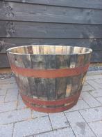 Bloembak Plantenbak Houten Inhoud 75 liter, Ophalen, Rond, Nieuw, Tuin