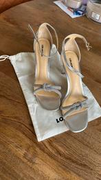 Lola cruz zilveren sandalen echt leather sandals 40, Ophalen of Verzenden, Sandalen of Muiltjes