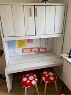 Steigerhouten bureau met krukjes. Kinder bureau., Ophalen, Gebruikt, Tafel