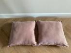 Oudroze sierkussens, Huis en Inrichting, Ophalen of Verzenden, Gebruikt, Vierkant