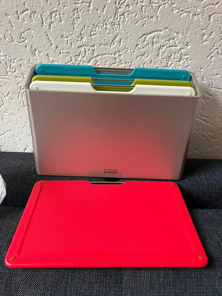 Joseph Joseph Folio, snijplanken set, nieuw 5 delig, Huis en Inrichting, Keuken | Keukenbenodigdheden, Nieuw, Ophalen of Verzenden