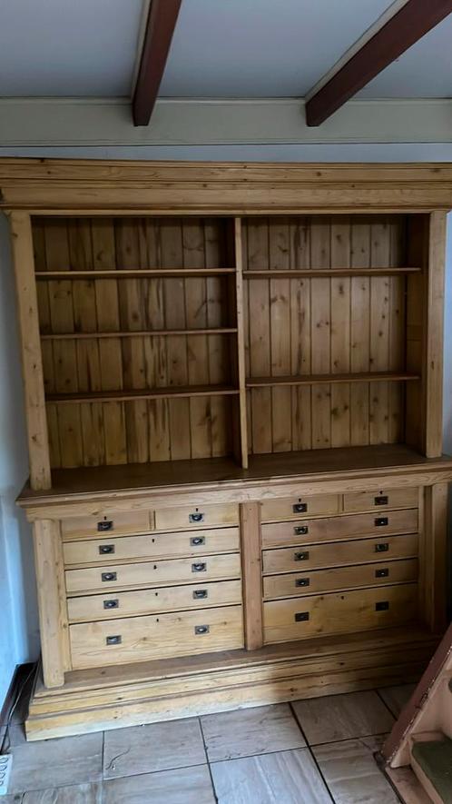 Prachtige oude grenen kast, Huis en Inrichting, Kasten | Buffetkasten, Gebruikt, 150 tot 200 cm, 100 tot 150 cm, 25 tot 50 cm