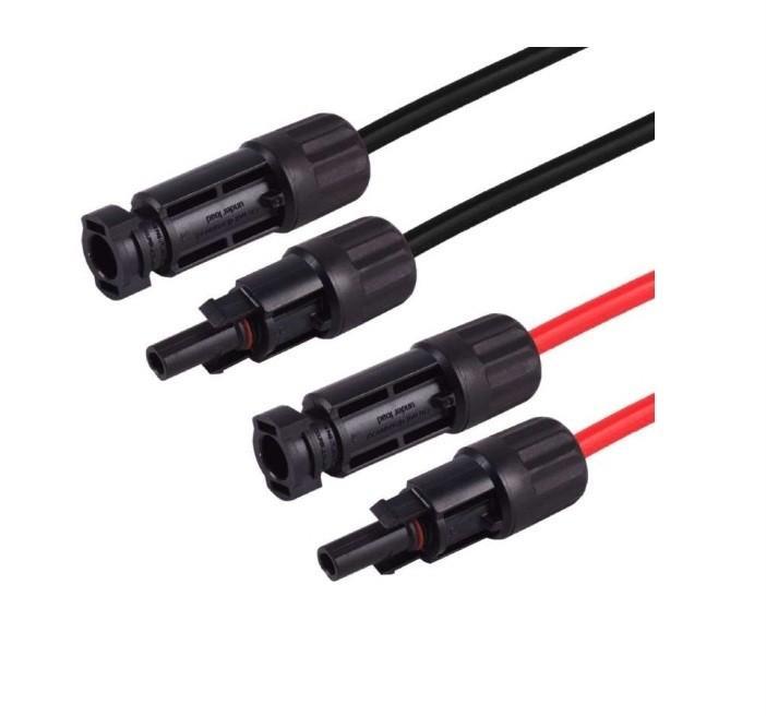 Solar kabel mc4 kabel accukabel zonnepaneel dc kabel 4 6 10, Doe-het-zelf en Verbouw, Elektra en Kabels, Nieuw, Kabel of Snoer