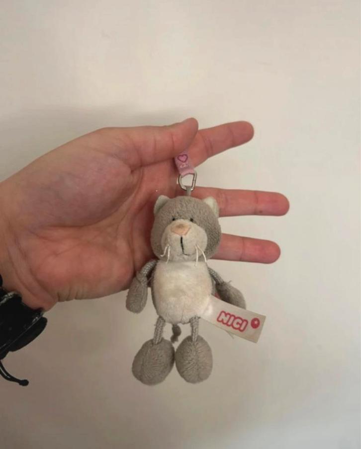 Katten sleutelhanger merk Nici, Verzamelen, Sleutelhangers, Gebruikt, Dier of Natuur, Ophalen of Verzenden