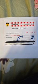 Toegangsbewijs invalidenkooi cambuur -Leeuwarden 1992, Ophalen of Verzenden, Zo goed als nieuw, Buitenlandse clubs, Shirt