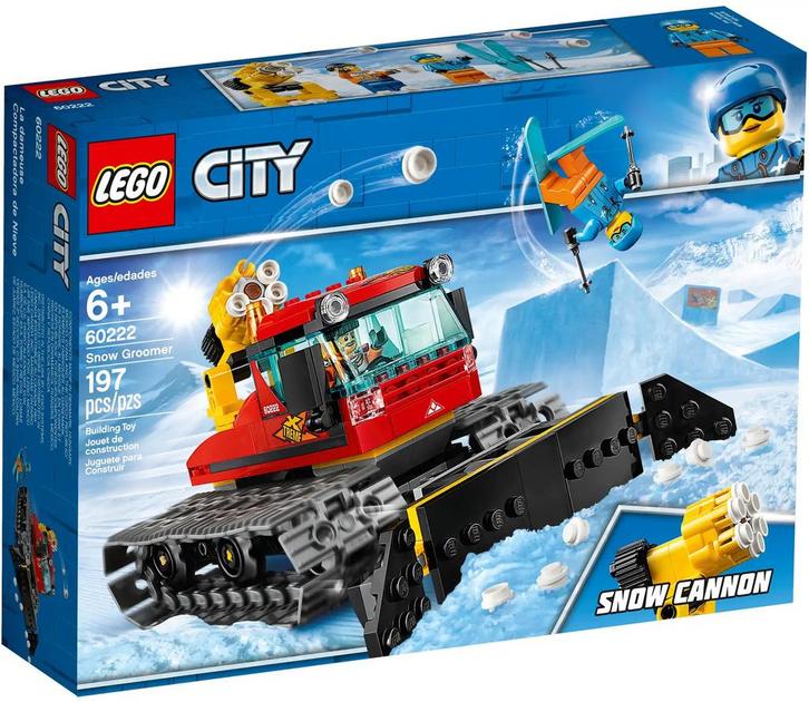 LEGO City 60222 Pistenbully Sneeuwschuiver, Kinderen en Baby's, Speelgoed | Duplo en Lego, Zo goed als nieuw, Lego, Complete set