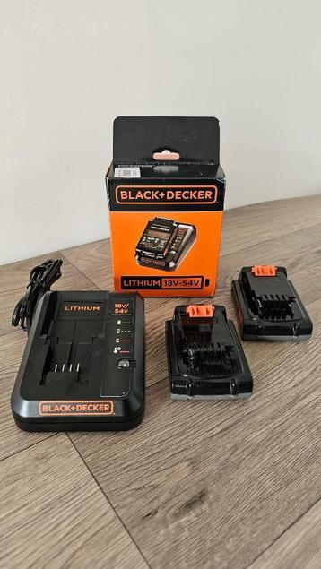 BLACK+DECKER BDC2A20-QW 18V accu starterset - 2Ah Lader beschikbaar voor biedingen