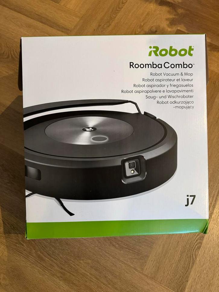 iRobot Roomba Combo J7 - Robotstofzuiger, Witgoed en Apparatuur, Stofzuigers, Zo goed als nieuw, Robotstofzuiger, Minder dan 1200 watt