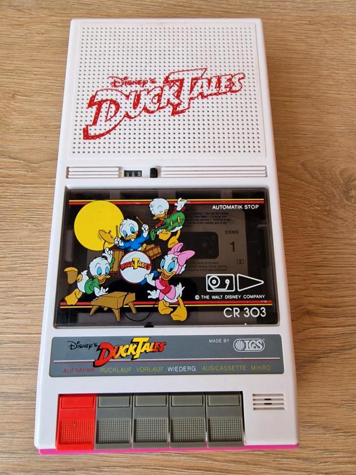 Disney DuckTales Cassetterecorder CR 303, Audio, Tv en Foto, Cassettedecks, Ophalen of Verzenden