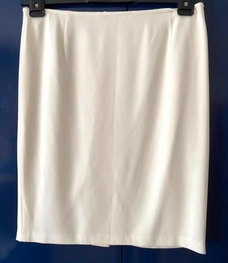 Basler witte rok maat 42 [DM], Kleding | Dames, Rokken, Zo goed als nieuw, Maat 42/44 (L), Wit, Knielengte, Ophalen of Verzenden
