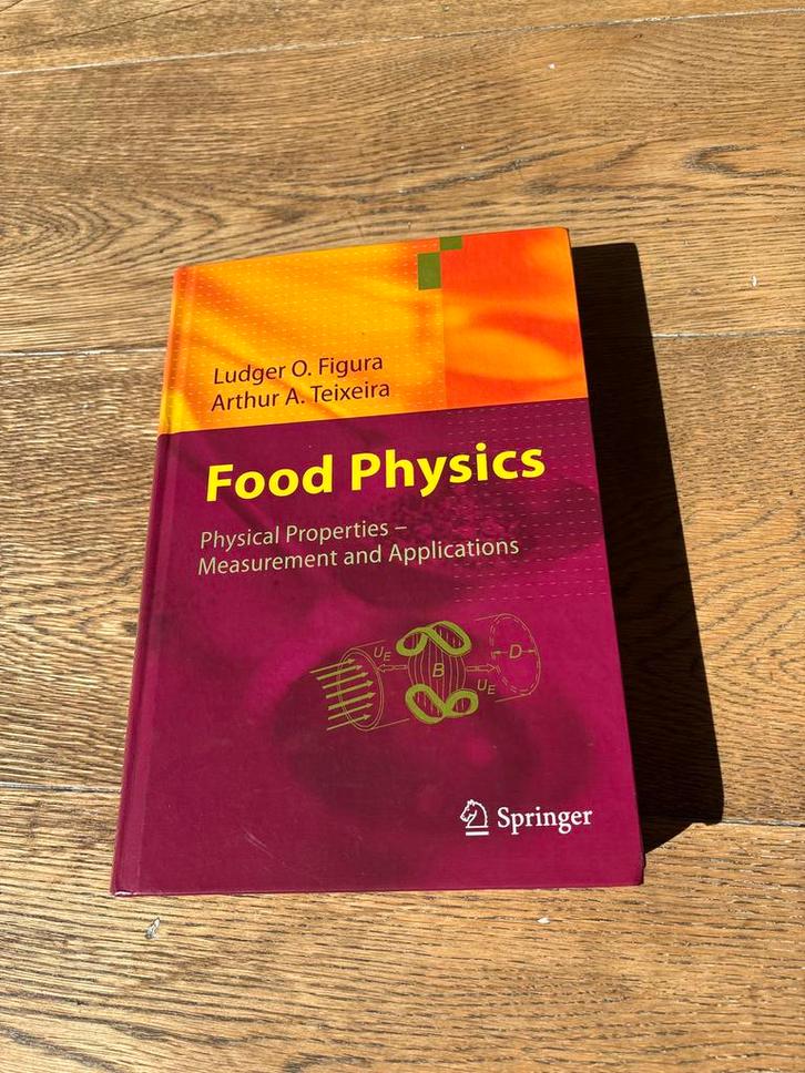 Food Physics - Fysische Eigenschappen Voedsel, Boeken, Wetenschap, Gelezen, Natuurwetenschap, Ophalen of Verzenden