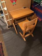 Vintage schoolbankje, Huis en Inrichting, Bureaus, Ophalen, Gebruikt, Bureau