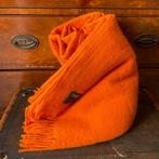 Engels wollen Tweedmill Exclusive Orange Check plaid, Ophalen of Verzenden, Het lijstje van brocante, Info@hetlijstjevanbrocante.nl