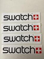 4 stickers Swatch horloges, Verzamelen, Verzenden, Zo goed als nieuw, Merk