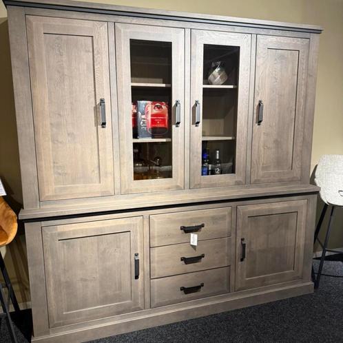 Buffetkast Experience in massief Eiken, Huis en Inrichting, Kasten | Buffetkasten, Nieuw, 200 cm of meer, 200 cm of meer, 25 tot 50 cm