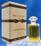 Mini - BALENCIAGA - Quadrille - 5ml - edt - 4,8cm, Ophalen of Verzenden, Gebruikt, Miniatuur, Gevuld