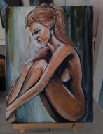 Schilderij op doek, Antiek en Kunst, Kunst | Schilderijen | Modern, Ophalen of Verzenden