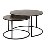 salontafel set 2 delig model Asher van Richmond Interiors, Huis en Inrichting, Tafels | Salontafels, Ophalen, 50 tot 100 cm, Richmond Interiors model Asher