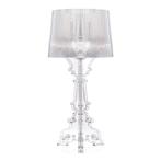 Design tafellamp doorzichtig Kartell Bourgie - Kristal, Huis en Inrichting, Lampen | Tafellampen, Ophalen of Verzenden, Kunststof