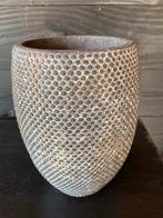 Stenen Plantenpot met Patroon, Steen, Gebruikt, Overige kleuren, Ophalen of Verzenden