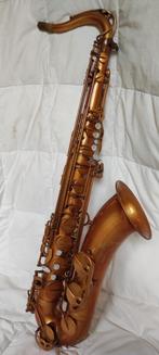 Saxofoon tenor Lupifaro Gold series gegraveerd., Ophalen, Zo goed als nieuw, Tenor, Met koffer