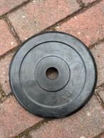 Rubberen halterschijven 30mm, Sport en Fitness, Ophalen, Gebruikt, Halterschijven