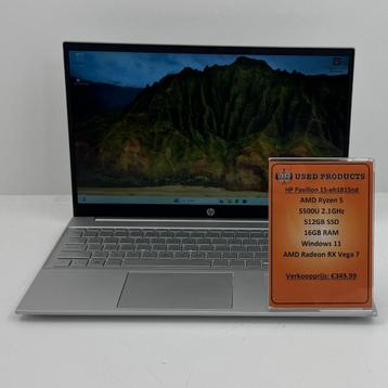 HP Pavilion 15-eh1815nd laptop | AMD Ryzen 5-5500U 512GB SSD beschikbaar voor biedingen