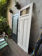Originele 19e-eeuwse paneeldeur & stevige tuindeur, Doe-het-zelf en Verbouw, Deuren en Horren, Ophalen, Gebruikt, 80 tot 100 cm