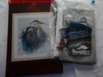 borduurpakket Lanarte, blauwe reigers, 36 x 43 cm, Ophalen of Verzenden, Zo goed als nieuw, Handborduren, Borduurpakket