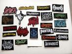 various  rock metal patches part 1  €5 per stuk, Verzenden, Gebruikt, Kleding