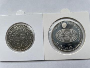 De eerste en laatste (zilveren 10 gulden) herdenkingsmunt beschikbaar voor biedingen