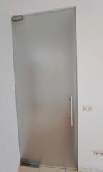 Zware glazen taatsdeur, 215 cm of meer, Binnendeur, Zo goed als nieuw, Glas