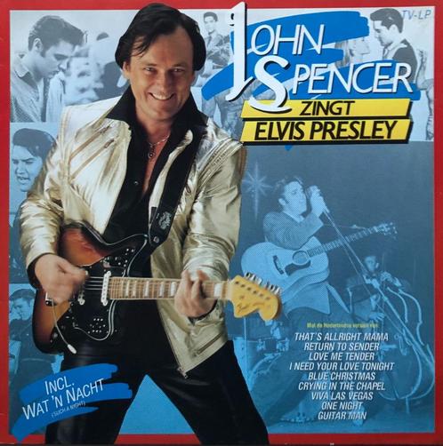 JOHN SPENCER LP: ZINGT ELVIS PRESLEY, Cd's en Dvd's, Vinyl | Nederlandstalig, Gebruikt, Ophalen of Verzenden