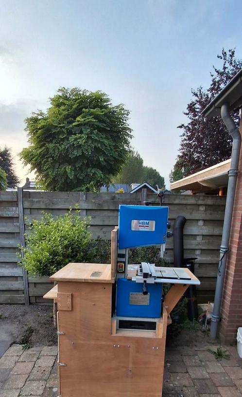 Lintzaagmachine op kast., Doe-het-zelf en Verbouw, Gereedschap | Zaagmachines, Gebruikt, 1200 watt of meer, Ophalen of Verzenden