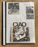 Map met diverse documentatie Vespa brommers / bromfiets, Fietsen en Brommers, Verzenden, Zo goed als nieuw
