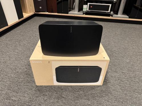 EP:Apollo Sonos Five zwart OPEN DOOS! 2 stuks beschikbaar!!, Audio, Tv en Foto, Luidsprekers, Zo goed als nieuw, Front, Rear of Stereo speakers