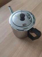 Dubbelwandige theepot. Merk Bredemeijer, Ophalen of Verzenden, Zo goed als nieuw, Rvs, Pot, Bus of Blik
