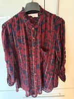 Ba&sh Mooie bordeaux rode blouse met zilver, maat 1, Ophalen of Verzenden, Gedragen, Maat 36 (S), Rood