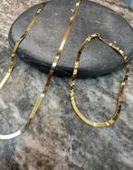 Prachtige 21k Gouden Snake Set - Nieuwstaat, Ophalen of Verzenden, Zo goed als nieuw, Goud