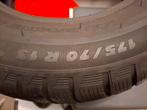 Winterbanden 175/70 R13, Ophalen of Verzenden, Zo goed als nieuw