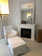 IKEA Jennylund Feauteuil met hocker, Huis en Inrichting, Fauteuils, Ophalen, Zo goed als nieuw