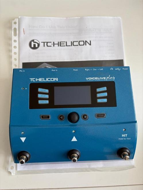 TC Helicon VoiveLive Play, Muziek en Instrumenten, Effecten, Zo goed als nieuw, Chorus, Delay of Echo, Reverb, Overige typen, Compressor